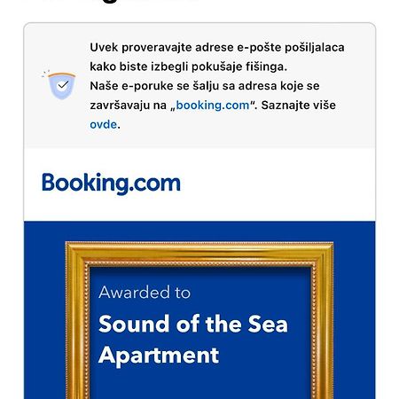 Sound Of The Sea Apartment Свети-Стефан Экстерьер фото